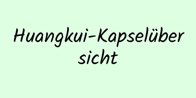 Huangkui-Kapselübersicht