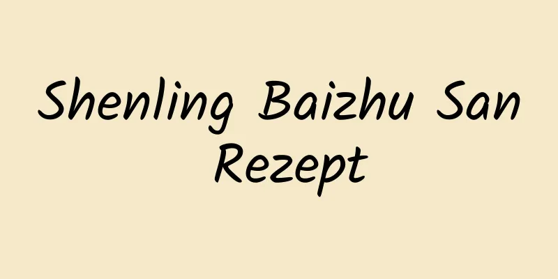 Shenling Baizhu San Rezept