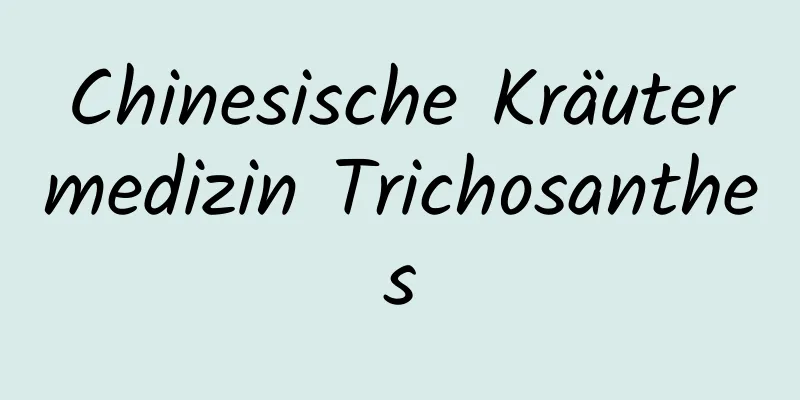 Chinesische Kräutermedizin Trichosanthes