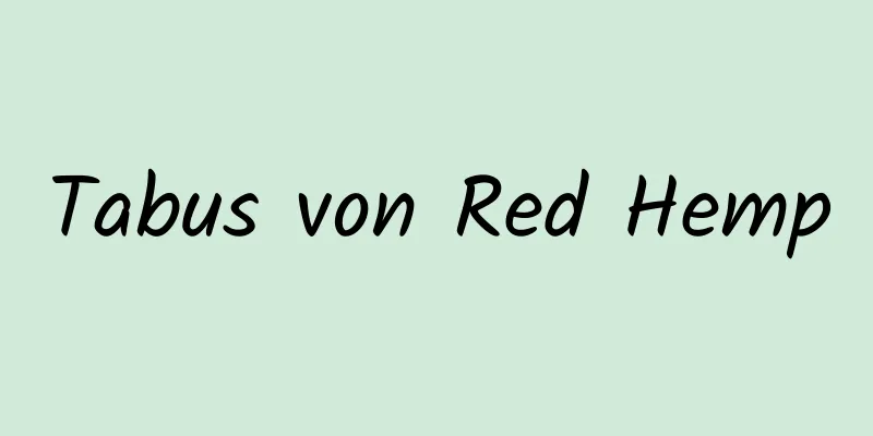 Tabus von Red Hemp