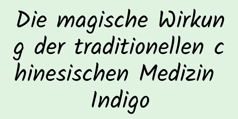 Die magische Wirkung der traditionellen chinesischen Medizin Indigo