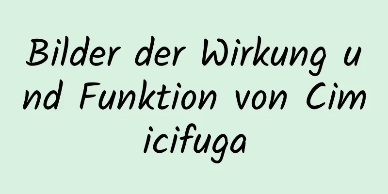 Bilder der Wirkung und Funktion von Cimicifuga