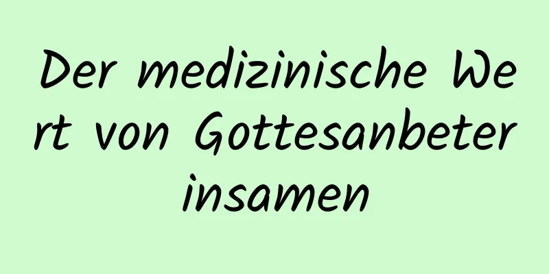 Der medizinische Wert von Gottesanbeterinsamen