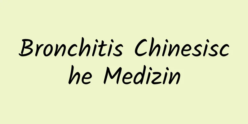 Bronchitis Chinesische Medizin