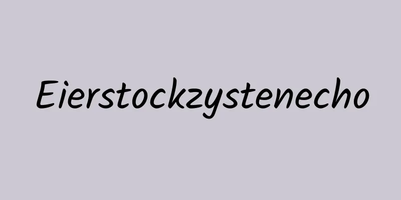 Eierstockzystenecho