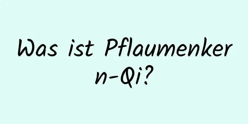 Was ist Pflaumenkern-Qi?