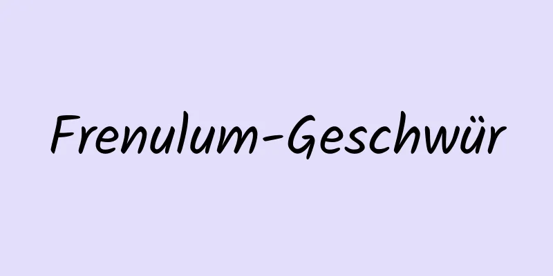 Frenulum-Geschwür