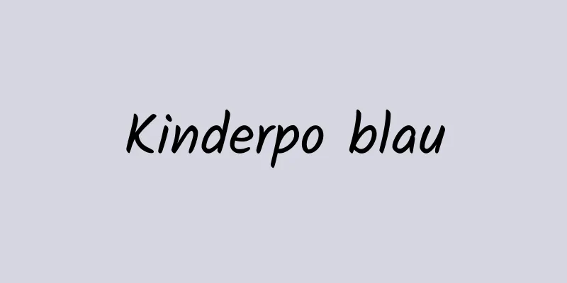 Kinderpo blau