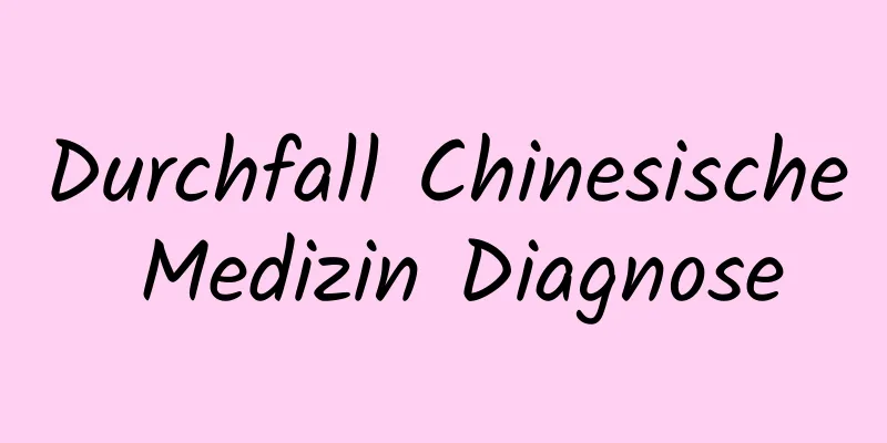 Durchfall Chinesische Medizin Diagnose