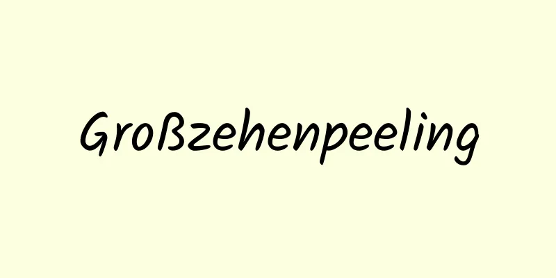 Großzehenpeeling