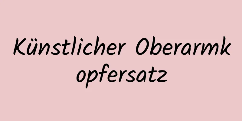 Künstlicher Oberarmkopfersatz