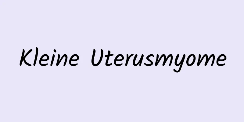 Kleine Uterusmyome