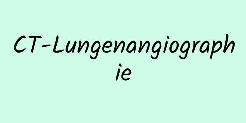 CT-Lungenangiographie