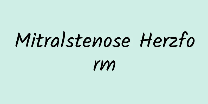 Mitralstenose Herzform