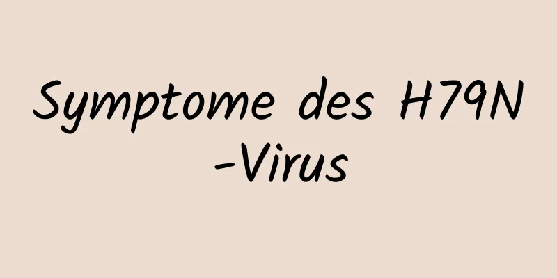 Symptome des H79N-Virus