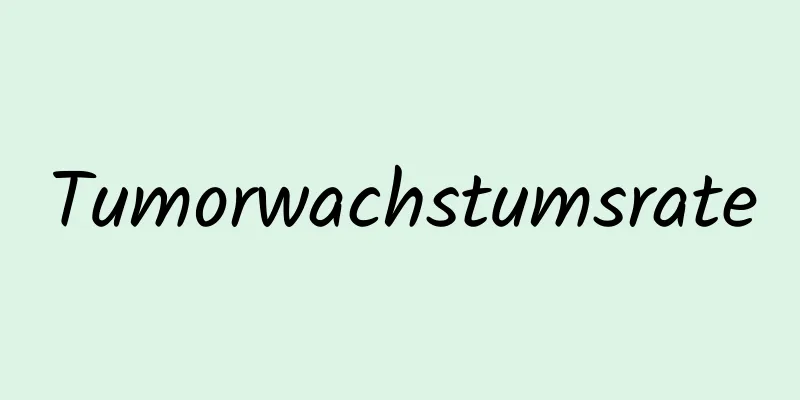 Tumorwachstumsrate