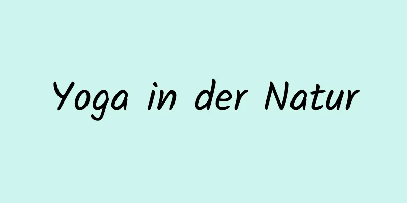 Yoga in der Natur