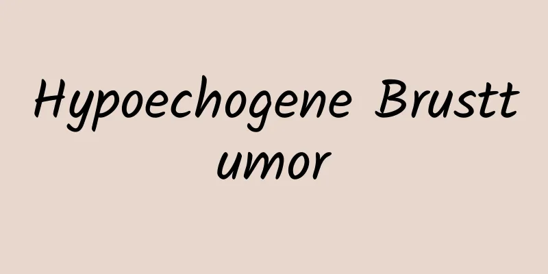 Hypoechogene Brusttumor