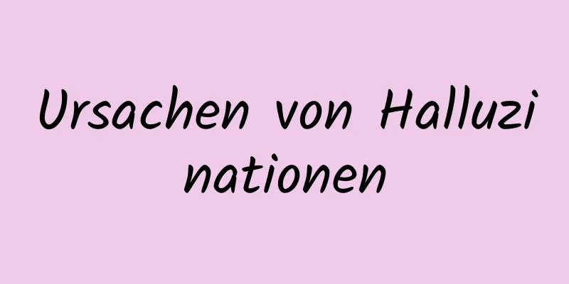 Ursachen von Halluzinationen