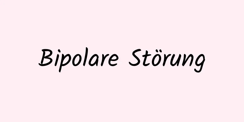 Bipolare Störung