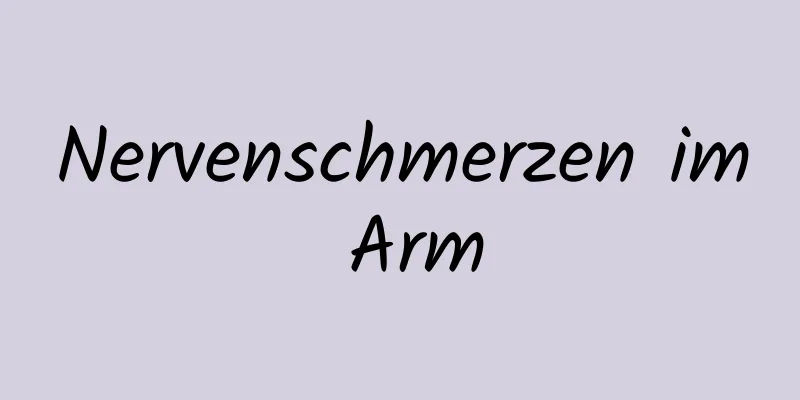 Nervenschmerzen im Arm