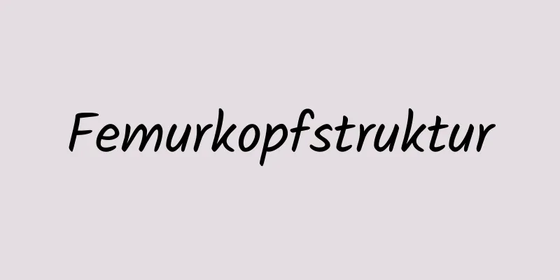 Femurkopfstruktur