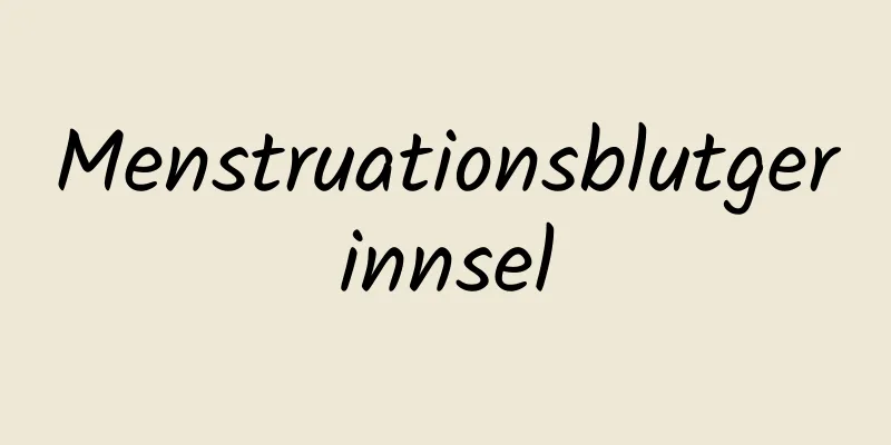 Menstruationsblutgerinnsel