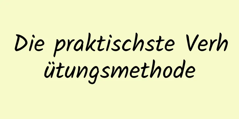 Die praktischste Verhütungsmethode