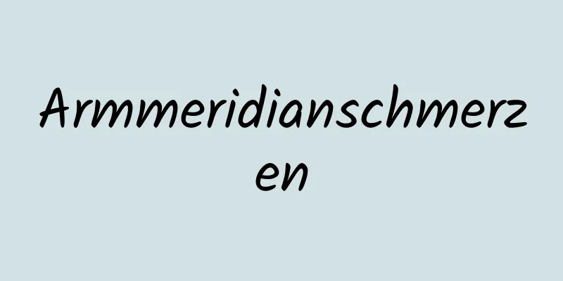 Armmeridianschmerzen