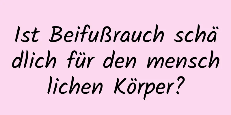 Ist Beifußrauch schädlich für den menschlichen Körper?