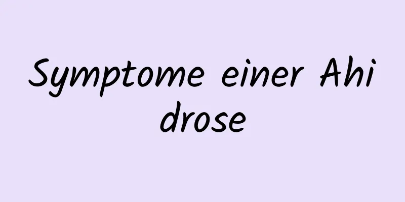 Symptome einer Ahidrose