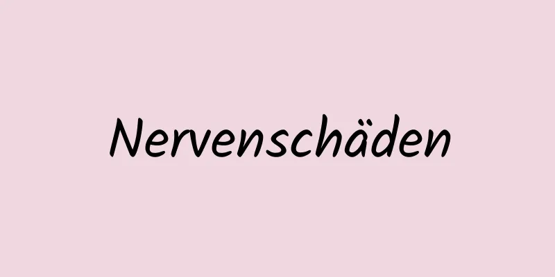 Nervenschäden