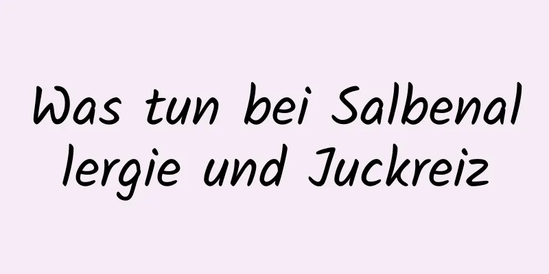 Was tun bei Salbenallergie und Juckreiz