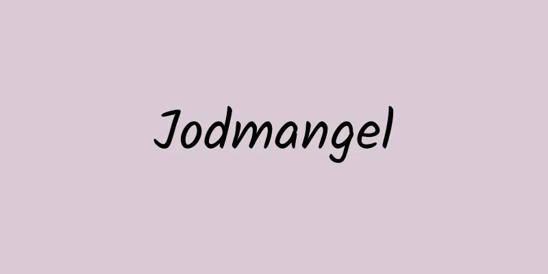 Jodmangel