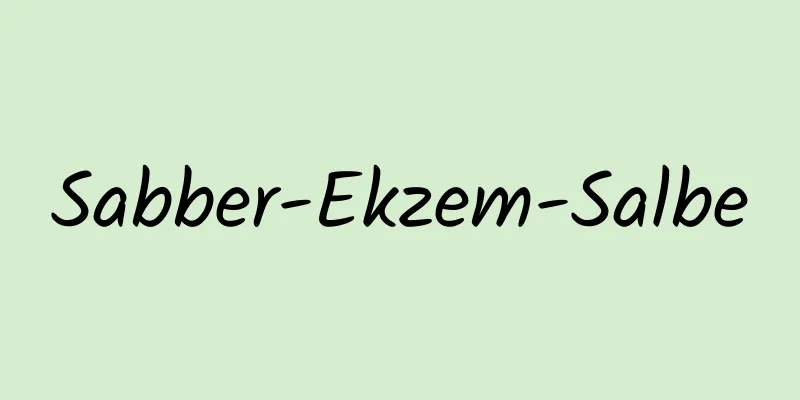 Sabber-Ekzem-Salbe