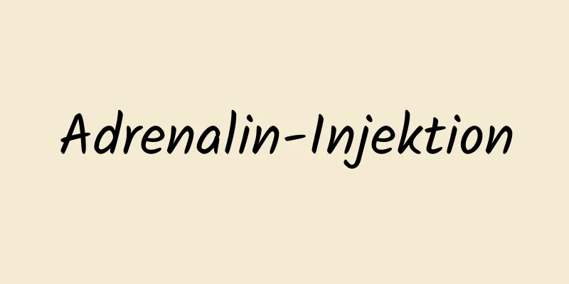 Adrenalin-Injektion