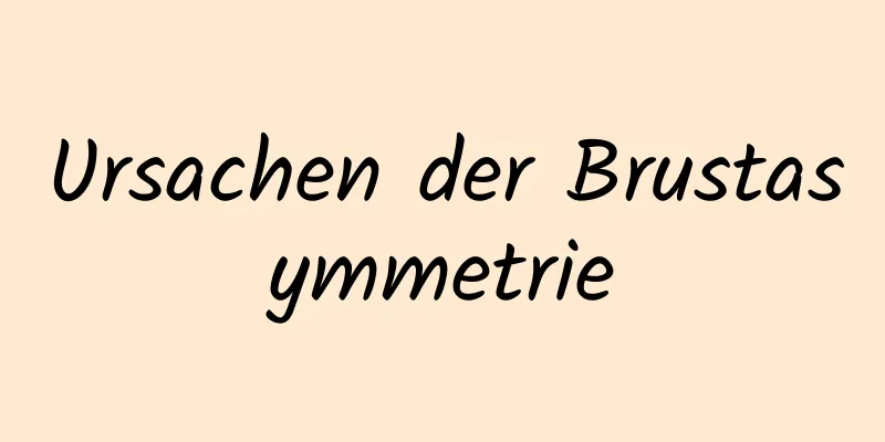 Ursachen der Brustasymmetrie