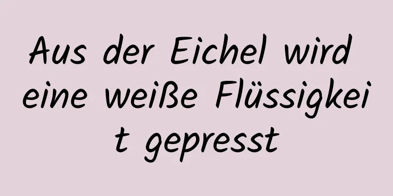 Aus der Eichel wird eine weiße Flüssigkeit gepresst