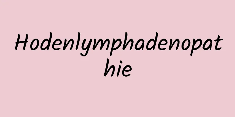 Hodenlymphadenopathie