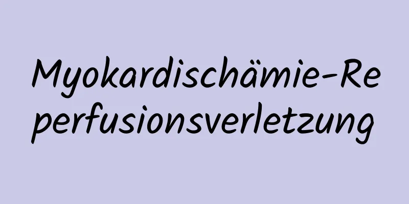 Myokardischämie-Reperfusionsverletzung