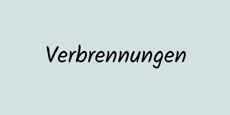 Verbrennungen