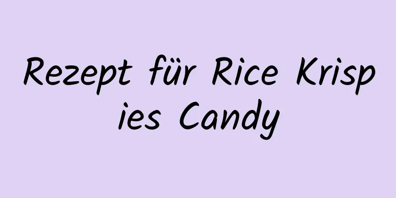 Rezept für Rice Krispies Candy