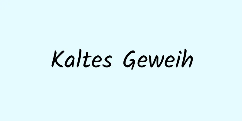 Kaltes Geweih