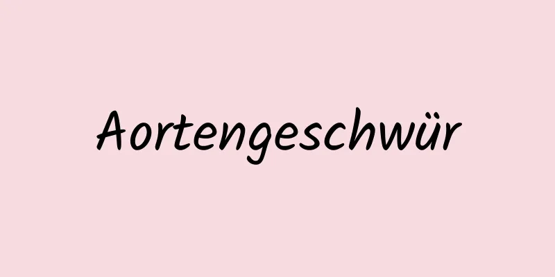 Aortengeschwür