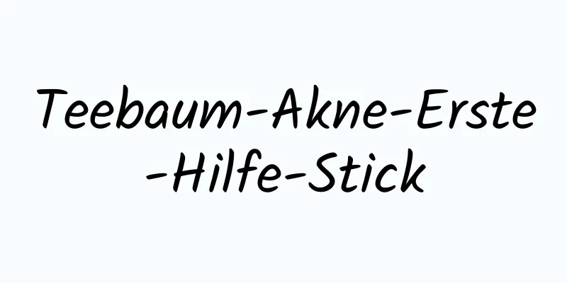 Teebaum-Akne-Erste-Hilfe-Stick