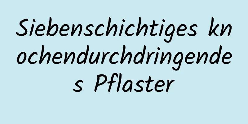 Siebenschichtiges knochendurchdringendes Pflaster