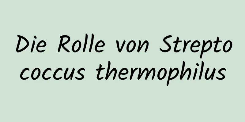 Die Rolle von Streptococcus thermophilus