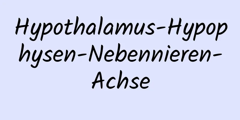 Hypothalamus-Hypophysen-Nebennieren-Achse