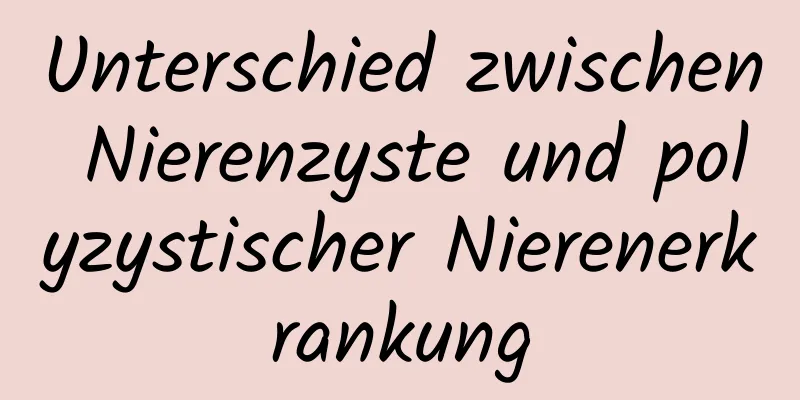 Unterschied zwischen Nierenzyste und polyzystischer Nierenerkrankung