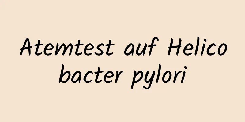 Atemtest auf Helicobacter pylori